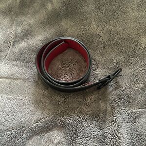 Steve Madden Black and Red Belt